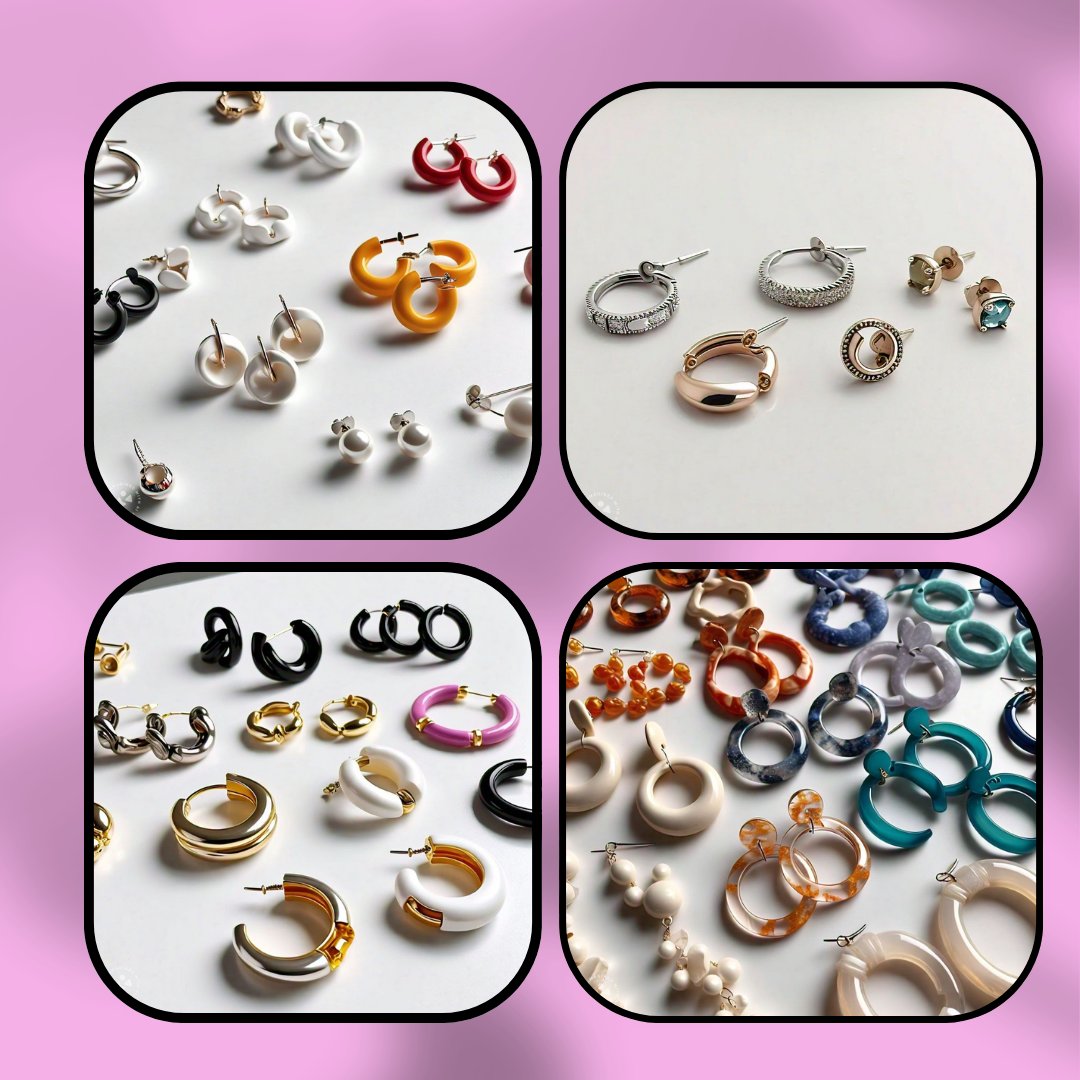 EAR RINGS & NECK SET