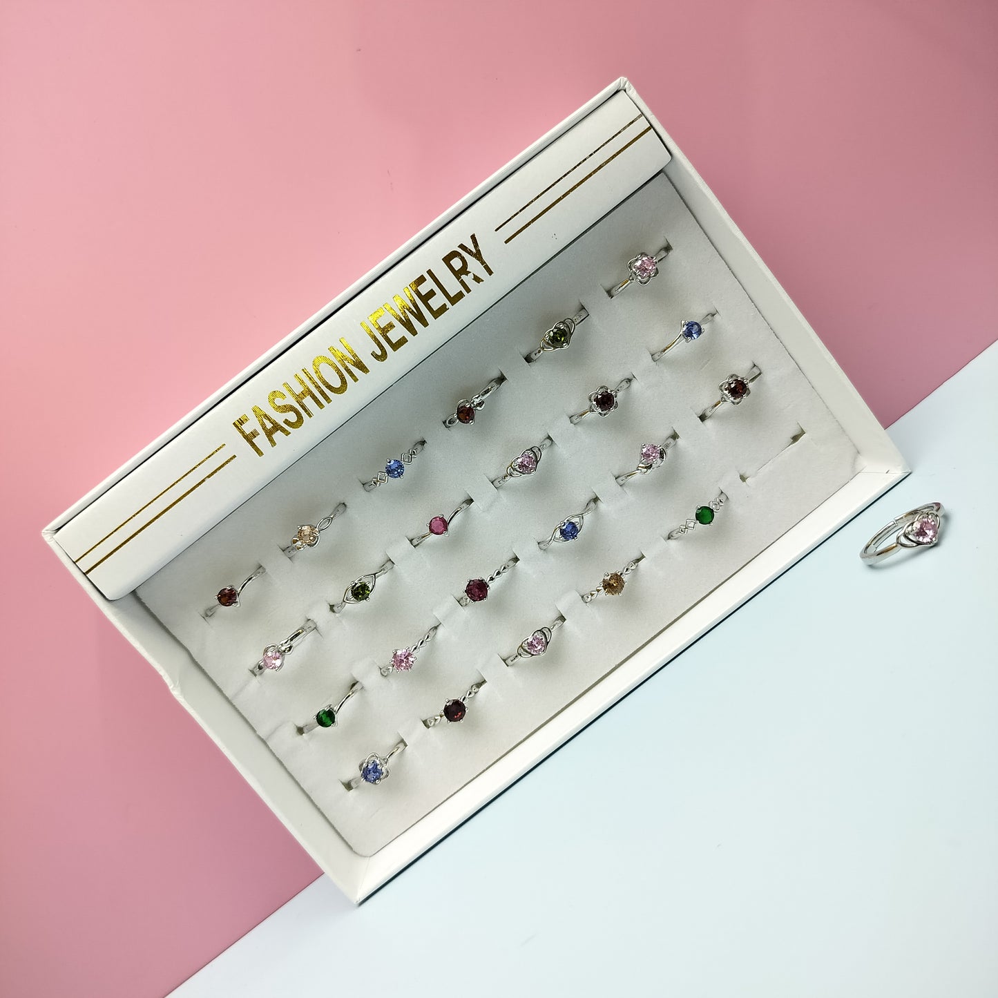 24PCS FANCY FINGERRING KT217