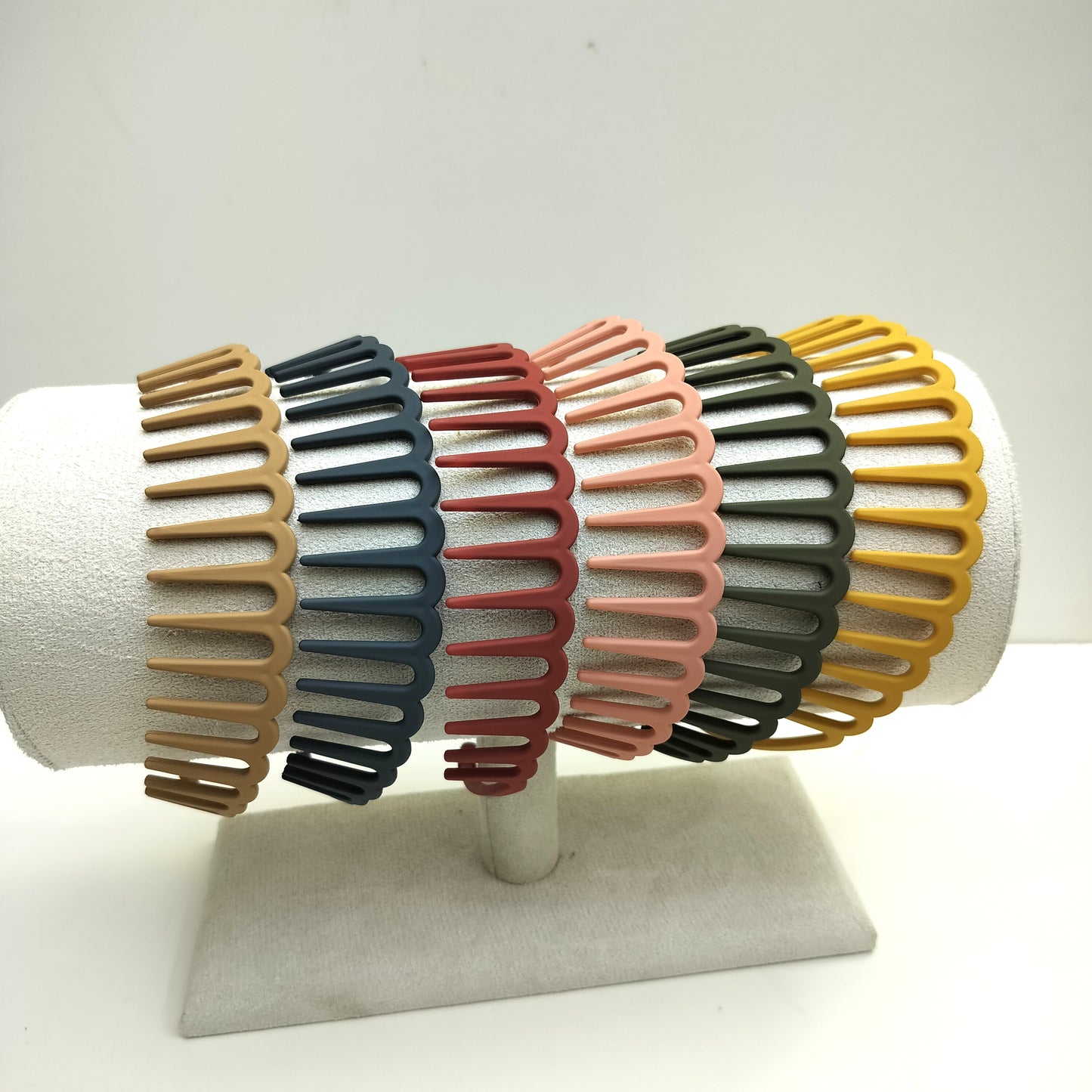 Coloured Hair Bands Big (12 pcs) Kt-868