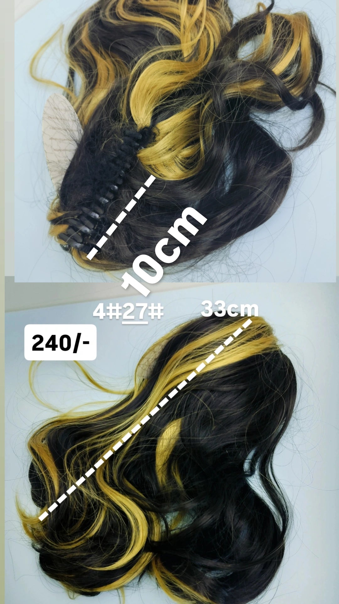 HAIR JUDA CLUTCH (AB-334 4#27#)