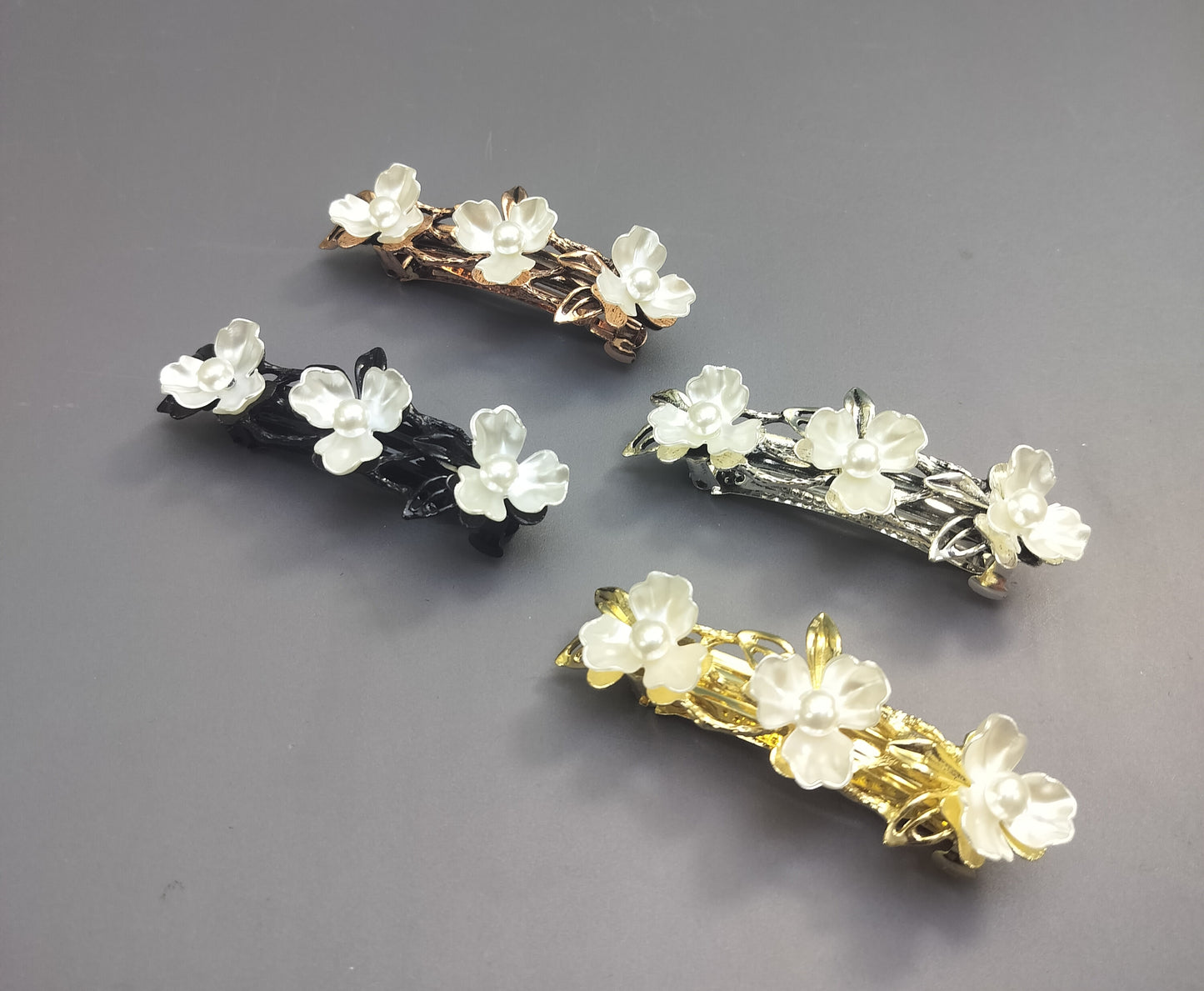 PREMIUM flowered Center clips(pack of 12) Cy-36