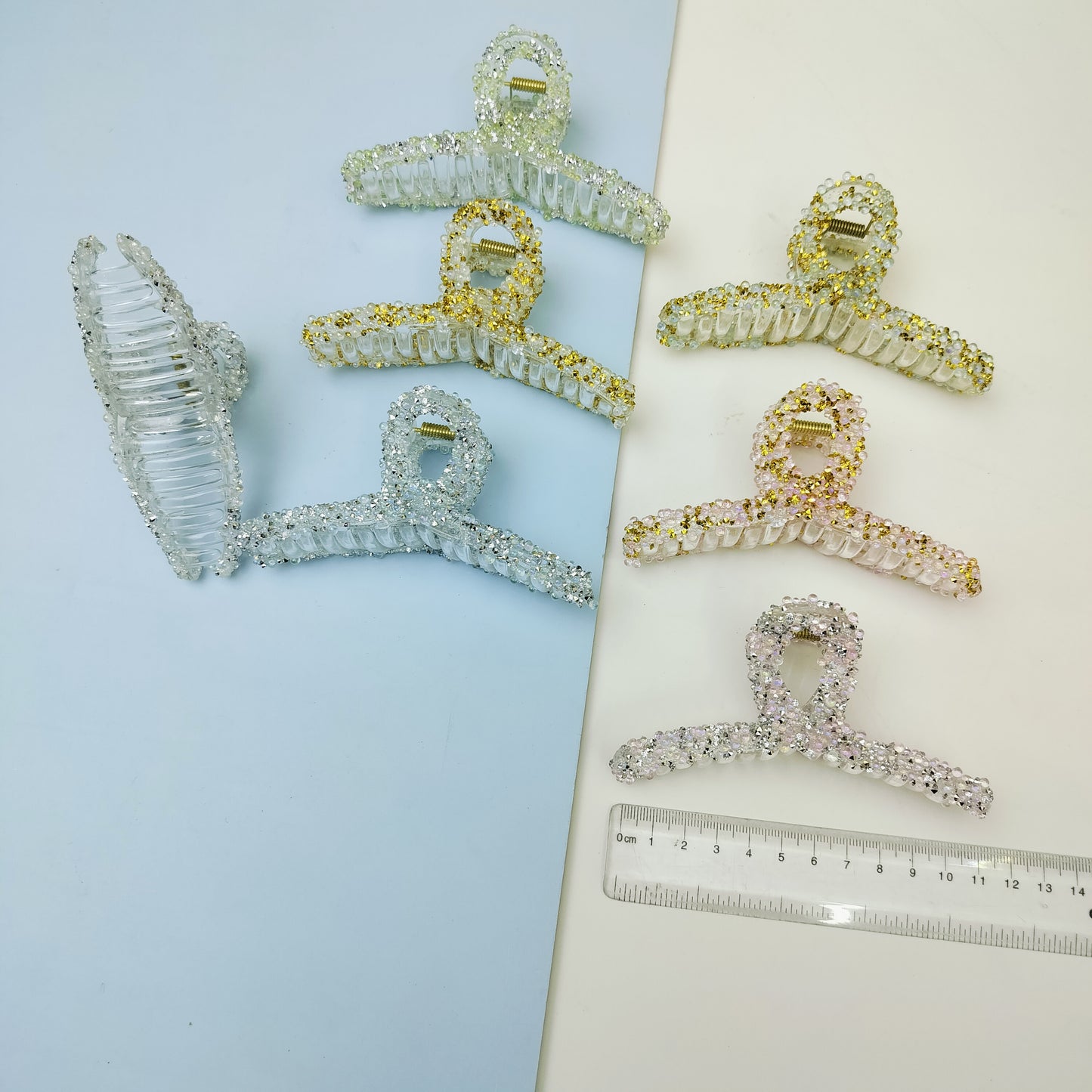 FANCY HAIR CLAWS (Pack of 12) KT 622