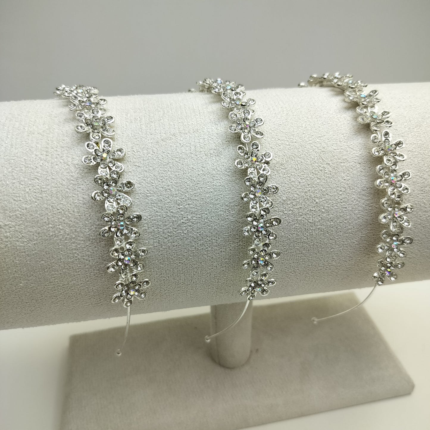 Silver Hair Bands (12 pcs) ab-660