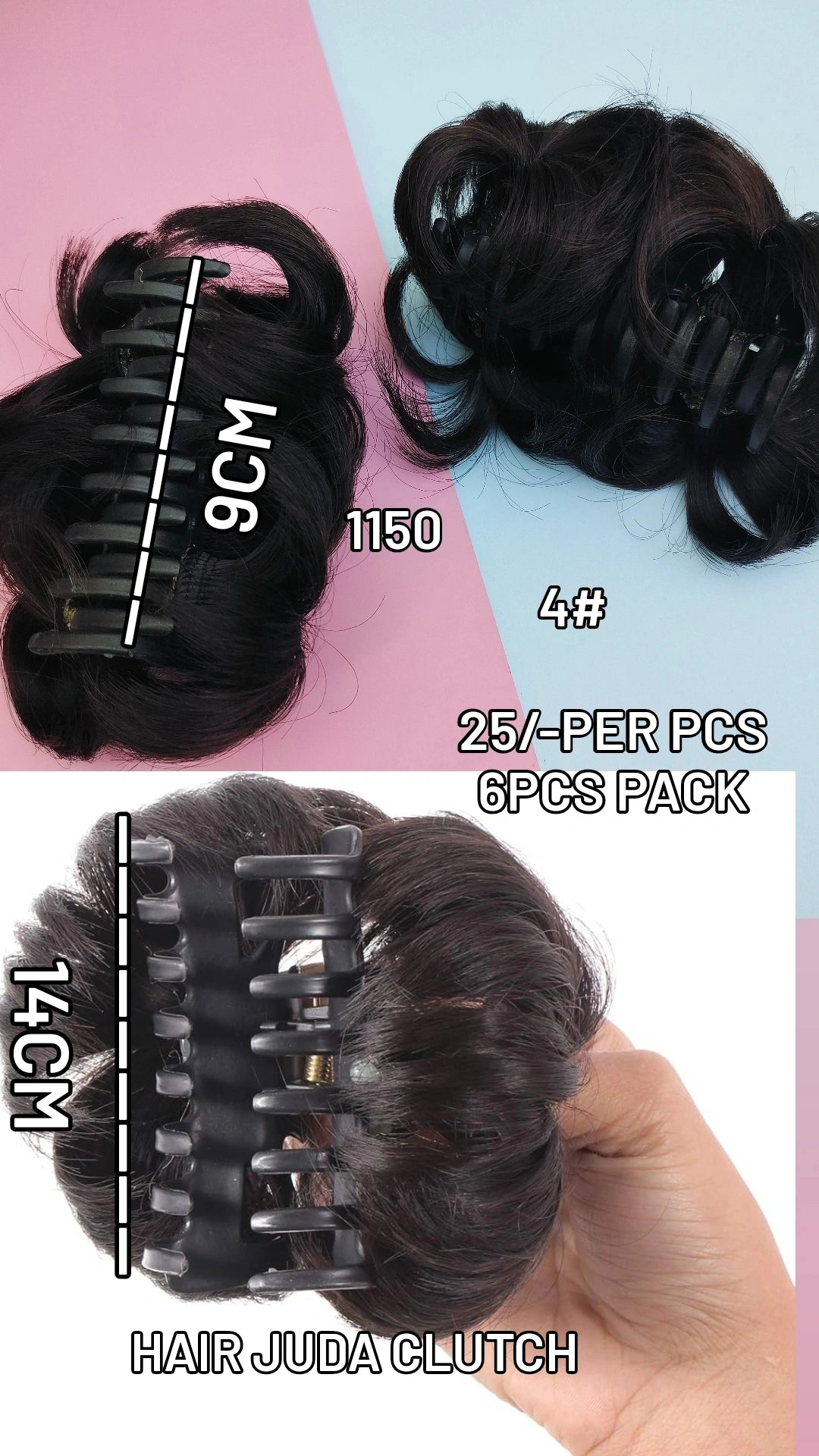 HAIR JUDA CLUTCH (3737=4#)