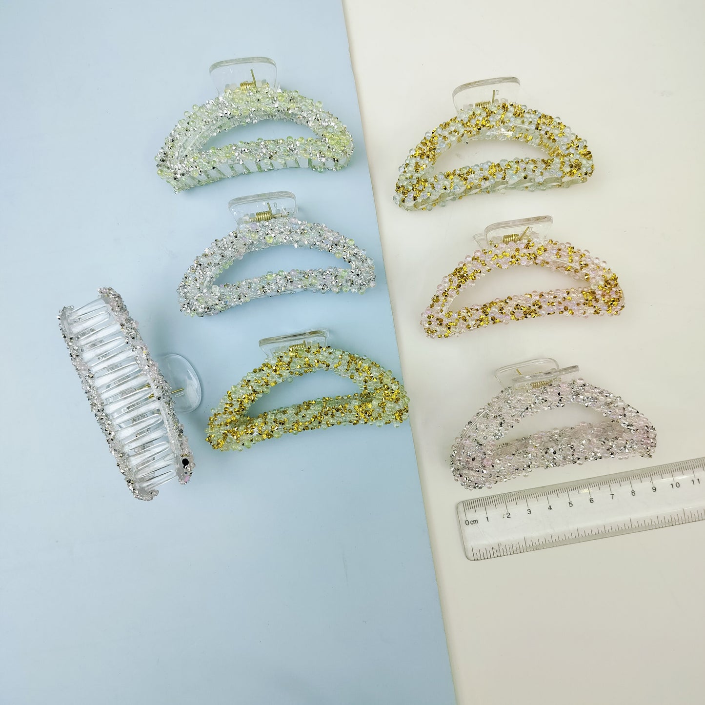 FANCY HAIR CLAWS (Pack of 12) KT 622