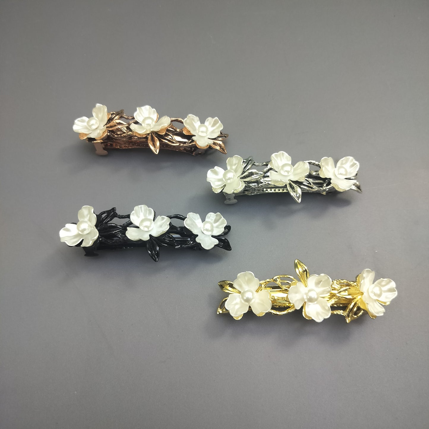 PREMIUM flowered Center clips(pack of 12) Cy-36