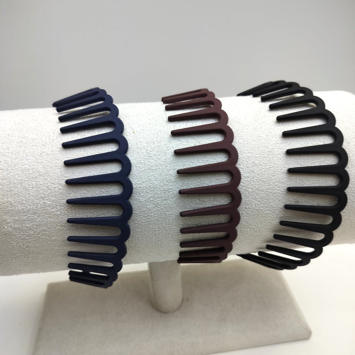 Coloured Hair Bands Big (12 pcs) Kt-868