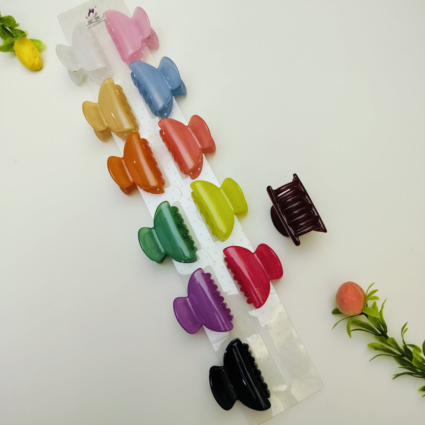 HAIR CLAW (PACK OF 12)H1307