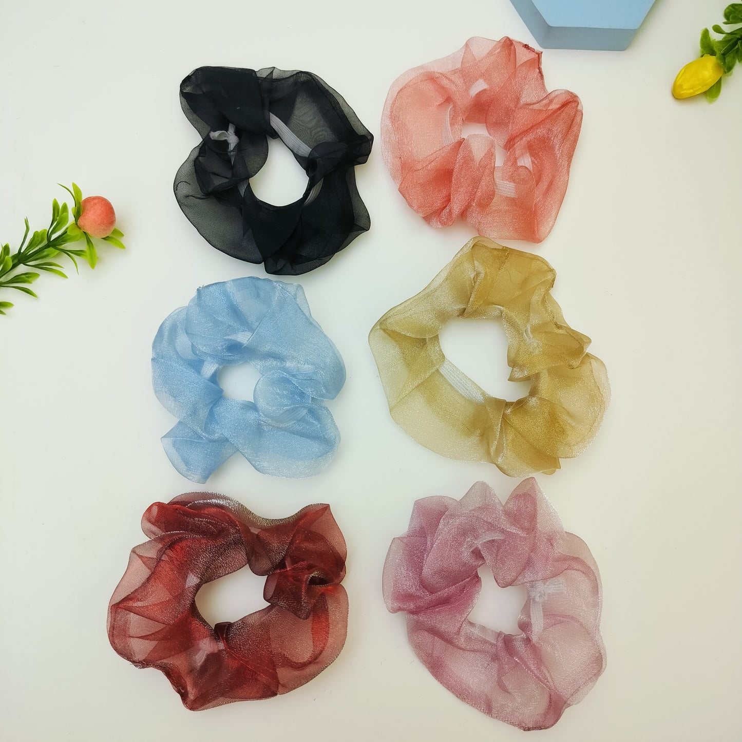 PREMIUM SCRUNCHIES (PACK OF 12)Le398