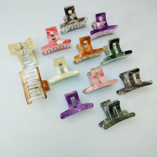 HAIR CLAW(pack of 12)kt 121