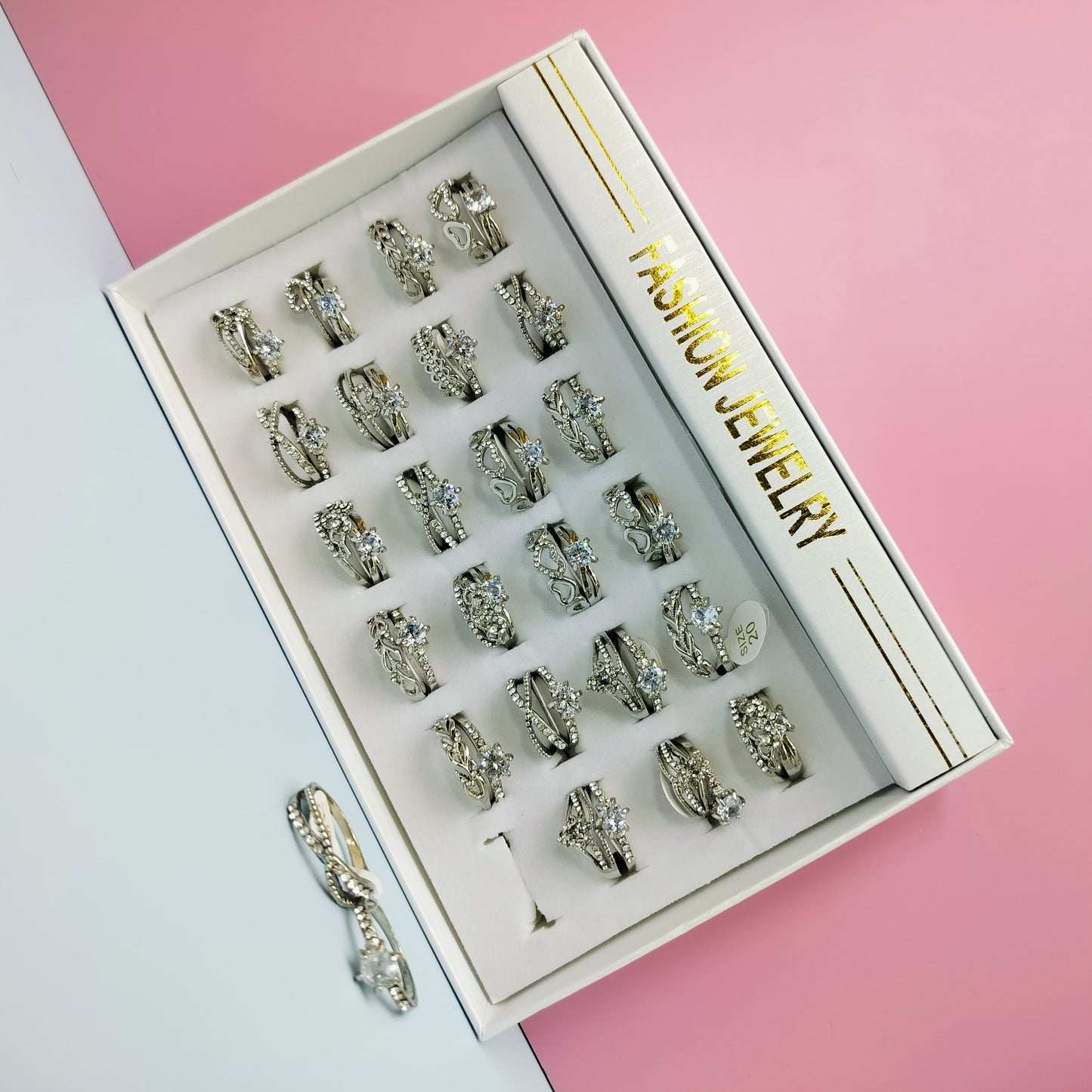 24PCS FANCY FINGERRING KT218