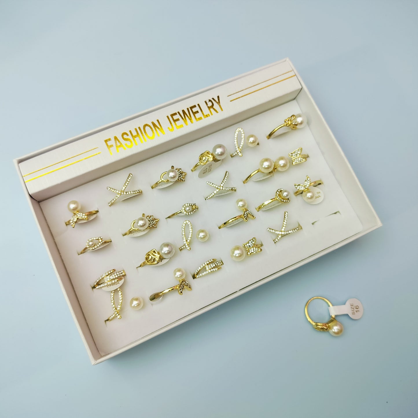 24PCS FANCY FINGERRING KT221