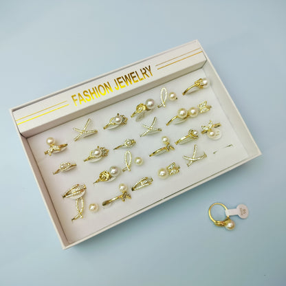 24PCS FANCY FINGERRING KT221