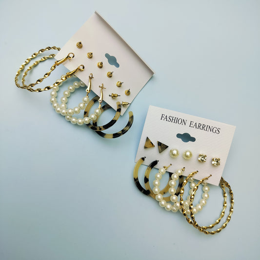 KOREAN EARRINGS (Pack of 1 card )kt340
