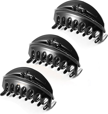 MATTE HAIR CLAW JUMBO SIZE (Pack of 12)