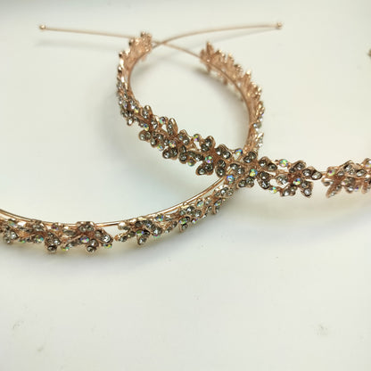 Rose Gold Hair Band. (12 pcs) Ab -660