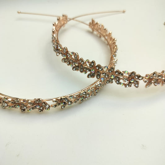 Rose Gold Hair Band. (12 pcs) Ab -660