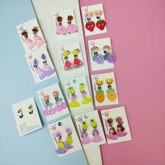 KIDS EARRINGS SET (Pack of 12 Card)Kt557