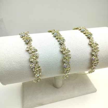 Golden Hair Bands (12 pcs) Ab-659
