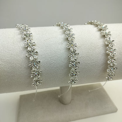 Silver Hair Bands (12 pcs) ab-660