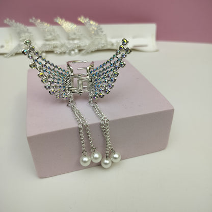 STONE SILVER HENGGING BTFLY pack of 12