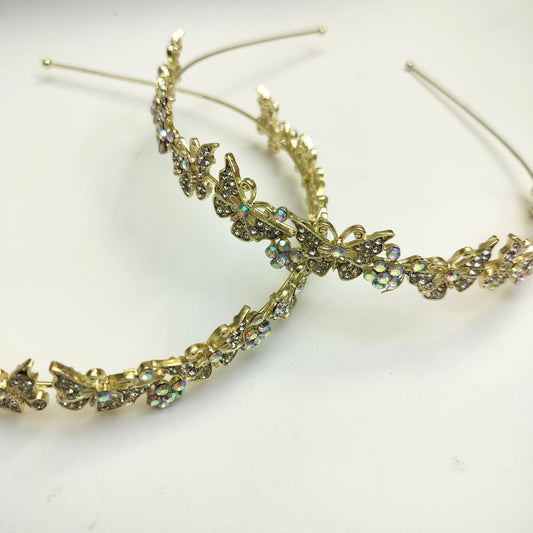 Golden Hair Bands (12 pcs) Ab-659