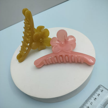 FLOWER HAIR CLAW (Pack of 12) kt363