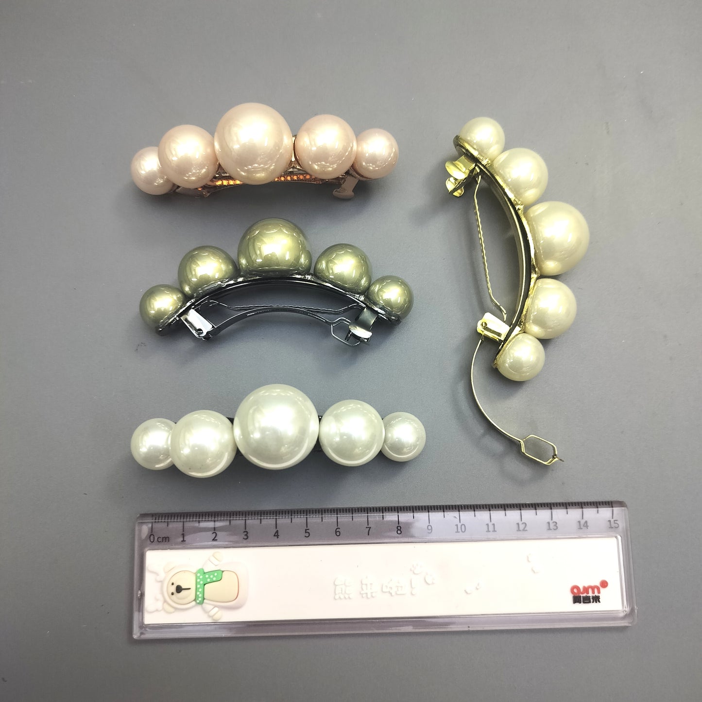 PREMIUM Pearls center clips (pack of 12) CY-40
