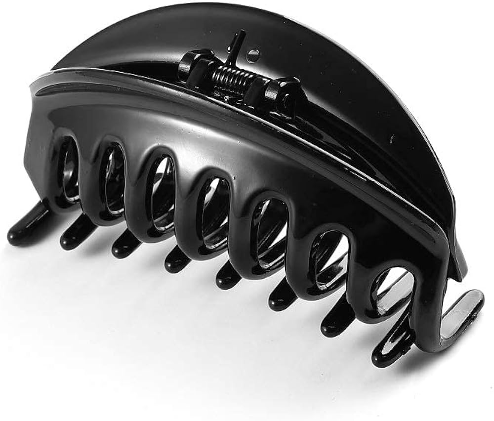 MATTE HAIR CLAW JUMBO SIZE (Pack of 12)